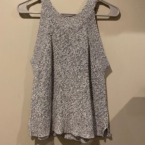 Grey Knit Blouse